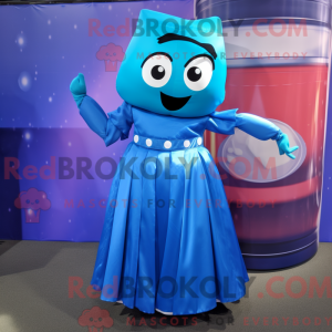Maskottchenkostüm Blaue...