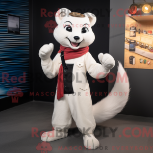 A máscara do Weasel tem uma...