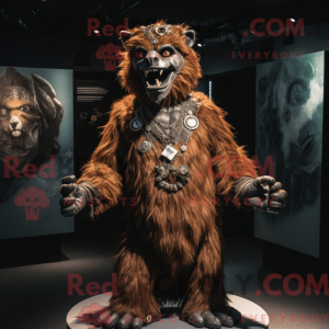 Rustweerwolf-mascottekostuu...