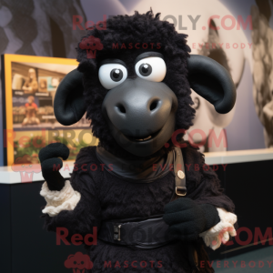 Black Ram mascottekostuum...