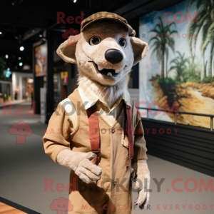 Beige Thylacosmilus mascot...