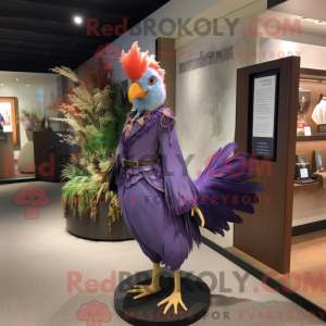 Lavendel fasan maskot...
