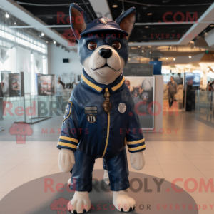 Navy Dog Maskottchen Kostüm...