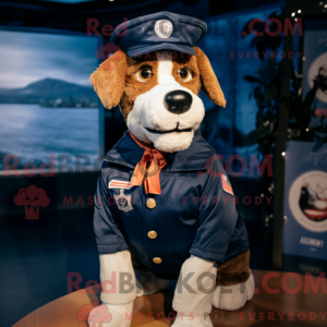 Navy Dog Maskottchen Kostüm...