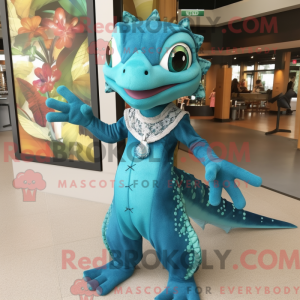Teal Geckos mascotte...