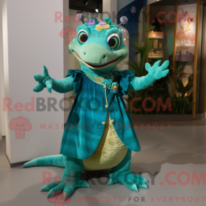 Blågrønn Geckos máscara de...