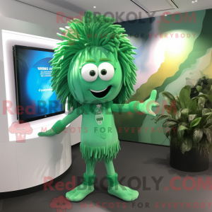 Green Green Bean mascot...