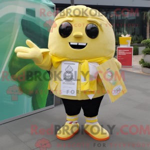Lemon Yellow Ceviche mascot...