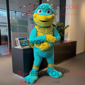 Disfraz de mascota de limón...