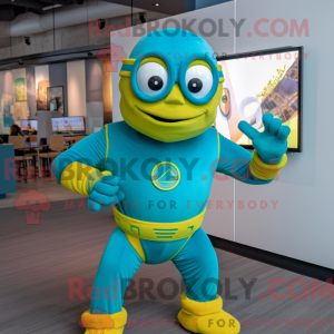 Disfraz de mascota de limón...