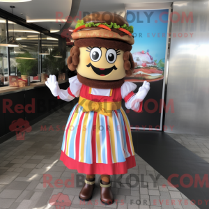 Hamburgermaskotkostyme...