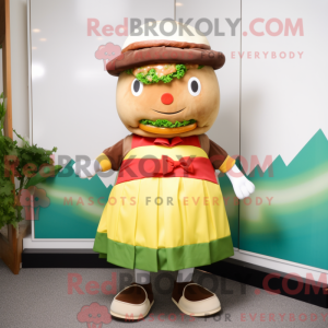 Hamburgermaskotkostyme...