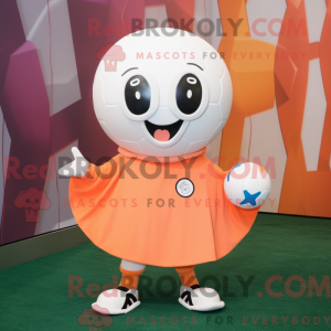 Peach Soccer Ball maskot...