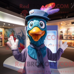 Peacock-mascottekostuum...