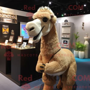 Tan Camel maskotdraktfigur...