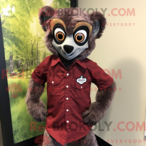Disfraz de mascota Lemur...