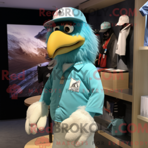 Turquoise Eagle mascot...