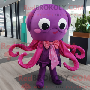 Máscara Magenta Octopus com...