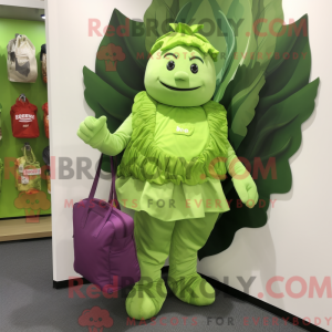 Disfraz de mascota de hoja...