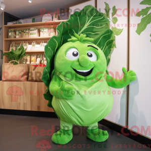 Lime Green Cabbage Leaf...