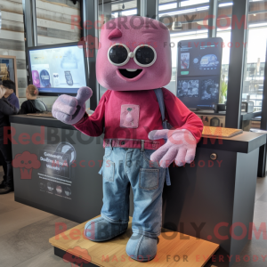 Postava maskota Magenta...