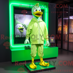 Disfraz de mascota del pato...