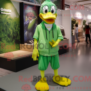 Costume mascotte de canard...