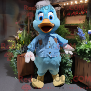 Maskotka Sky Blue Gosling...