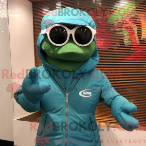 Turquoise Snake mascot...