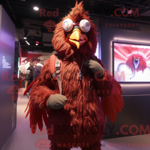 Maskotka Maroon Rooster to...