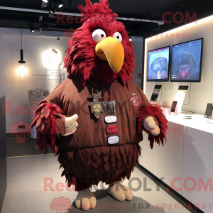 Maskotka Maroon Rooster to...