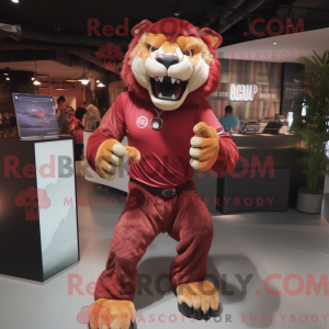 Maroon sabeltand tiger...