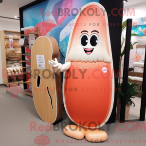 Peach Surfboard maskot...