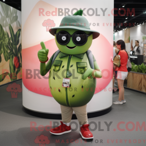 Oliven vannmelon maskot...