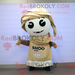 Beige Miso Soup mascot...