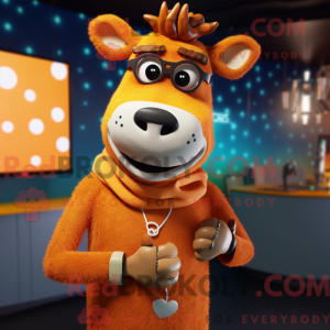 Mascotte de vache en jersey...