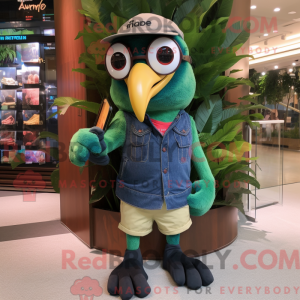 Forest Green Toucan mascot...