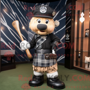 Black Bagpipe mascot...