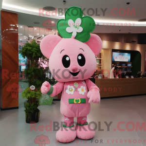 Pink Four Leaf Clover...
