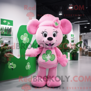 Pink Four Leaf Clover...
