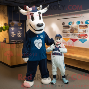 Navy Jersey Cow maskerad...