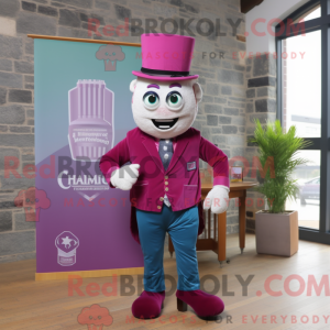 Postava maskota Magenta...