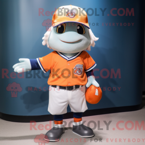 Mandarin maskot kostume...
