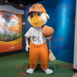 Mandarijn-mascottekostuum...