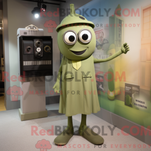 Olive Camera Maskottchen...