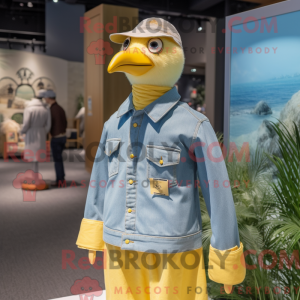 Yellow Seagull mascot...