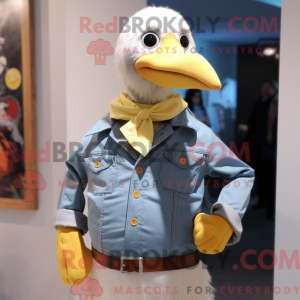 Gul måke maskot drakt...