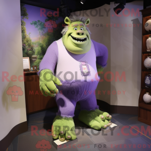 Lavender Ogre mascot...