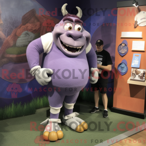 Lavendel Ogre maskot...