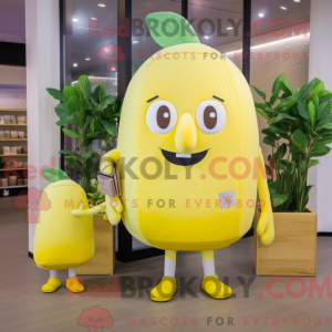 Lemon Yellow Turnip mascot...